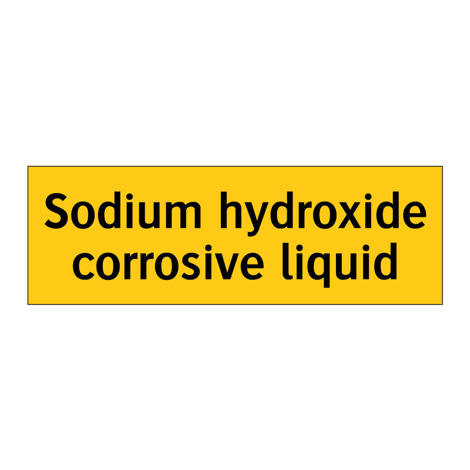 Sodium hydroxide corrosive liquid