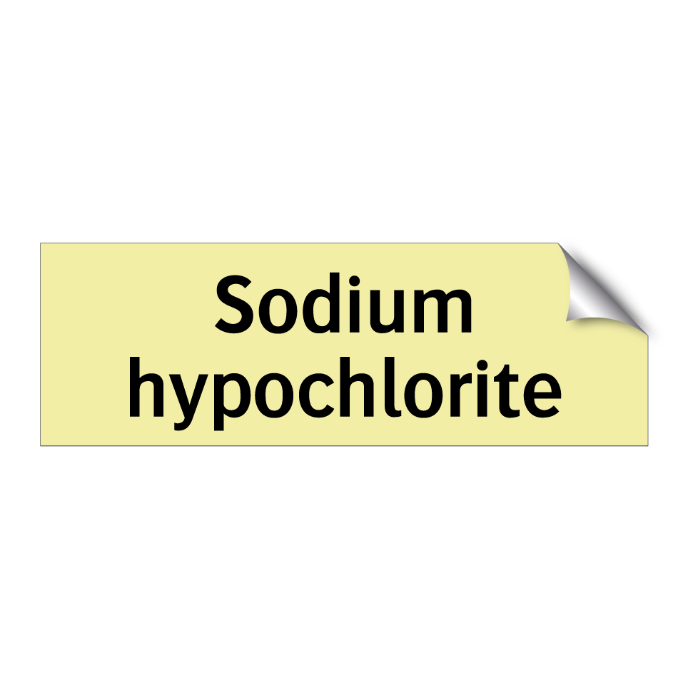 Sodium hypochlorite