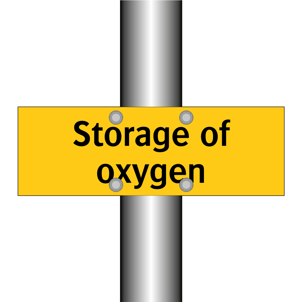Storage of oxygen