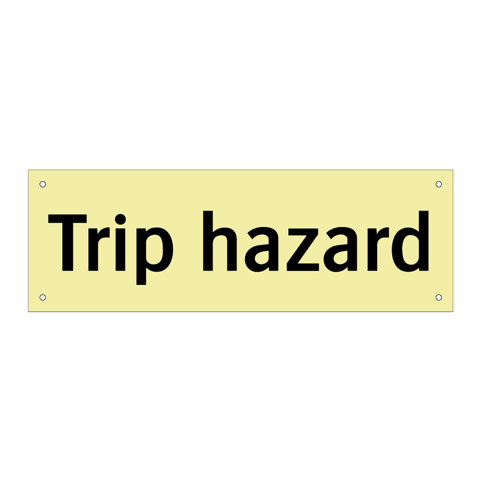 Trip hazard