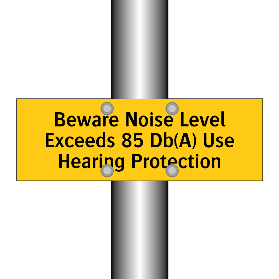 Beware Noise Level Exceeds 85 Db(A) Use Hearing Protection