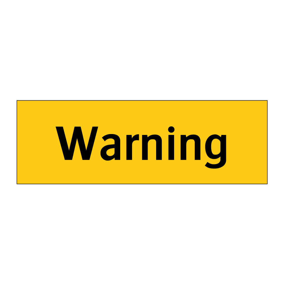 Warning