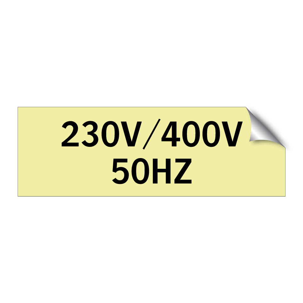 230V/400V 50HZ