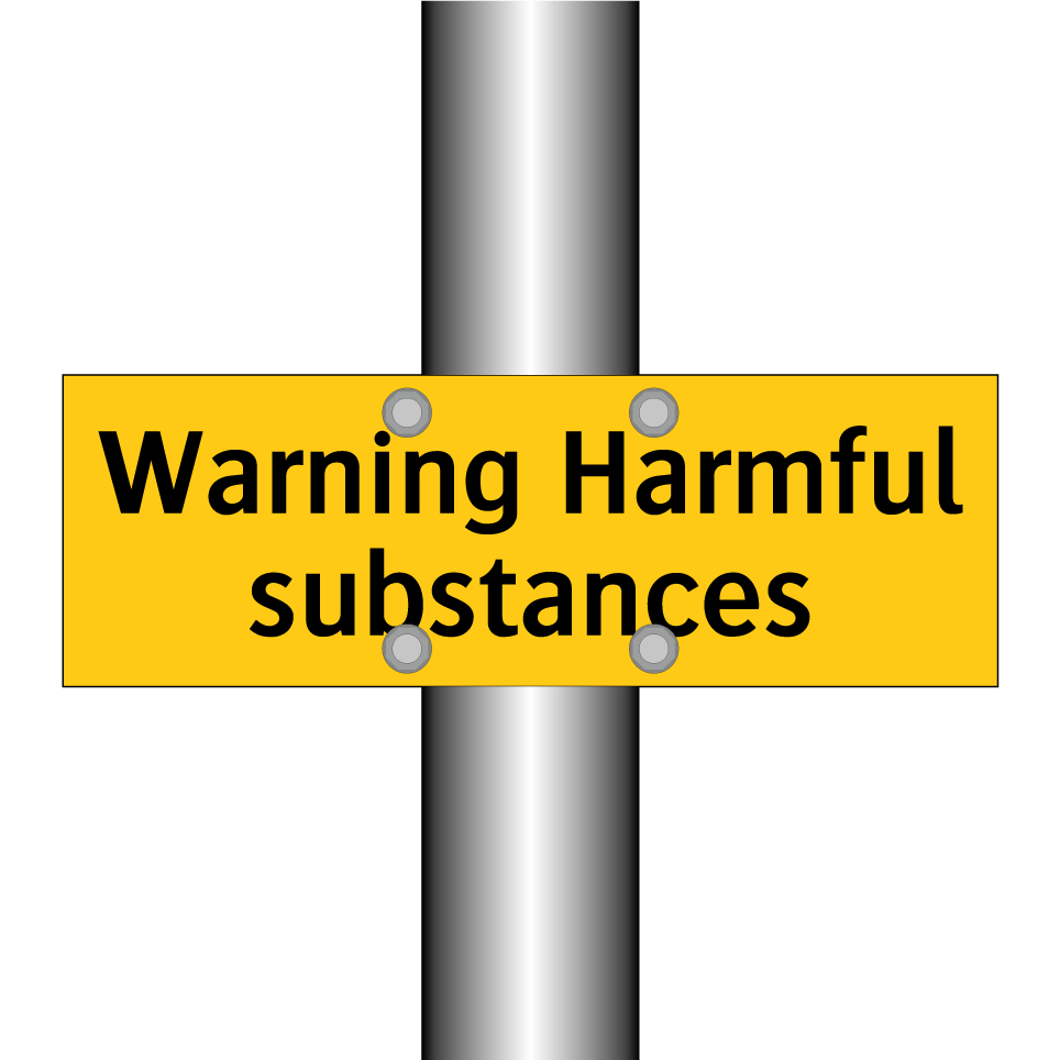 Warning Harmful substances