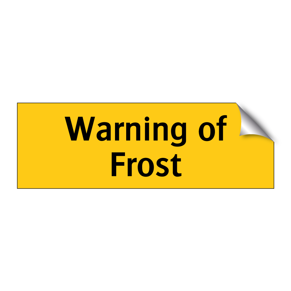 Warning of Frost