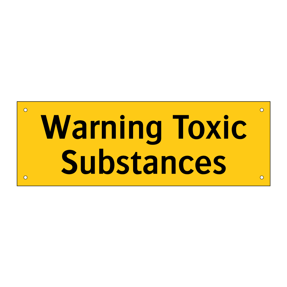 Warning Toxic Substances