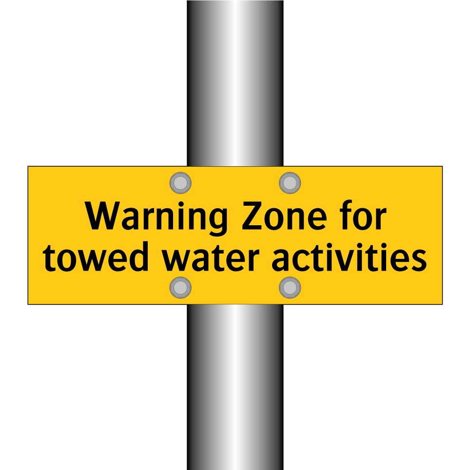 Warning Zone for towed water activities
