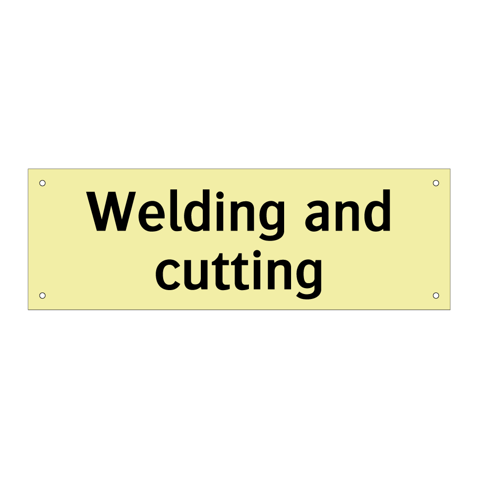 Welding and cutting