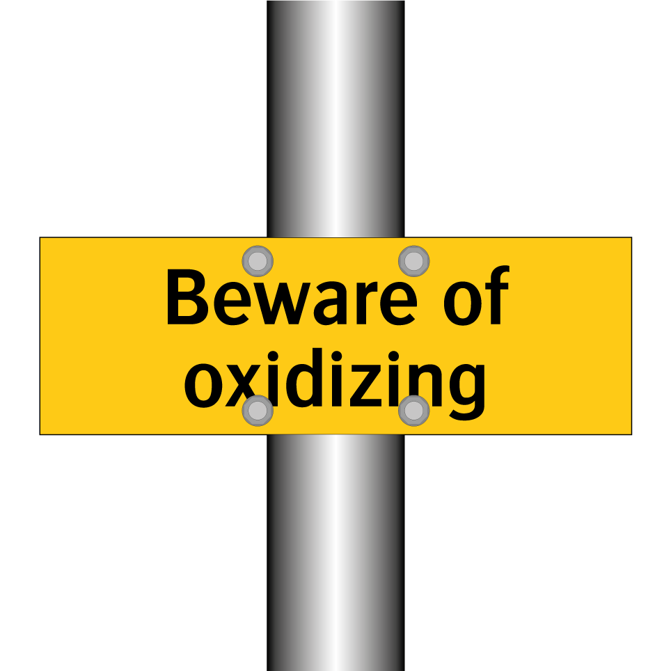 Beware of oxidizing