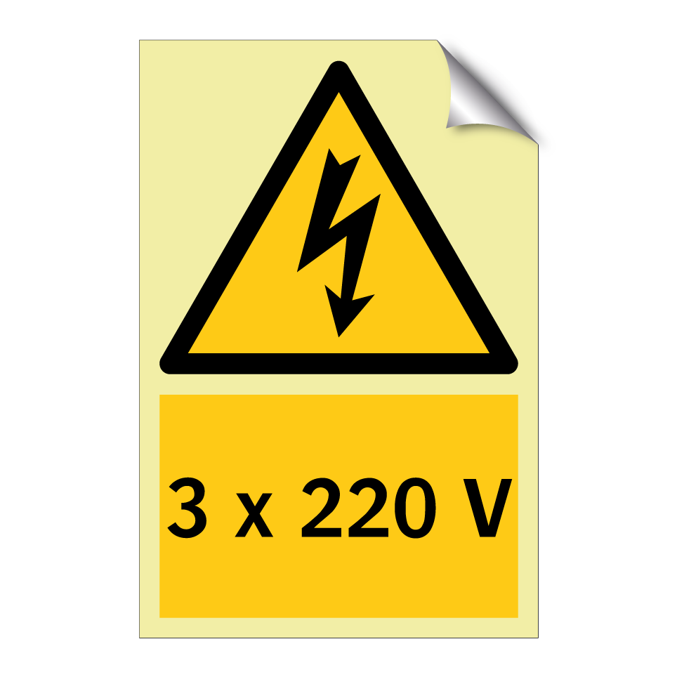 3 x 220 V