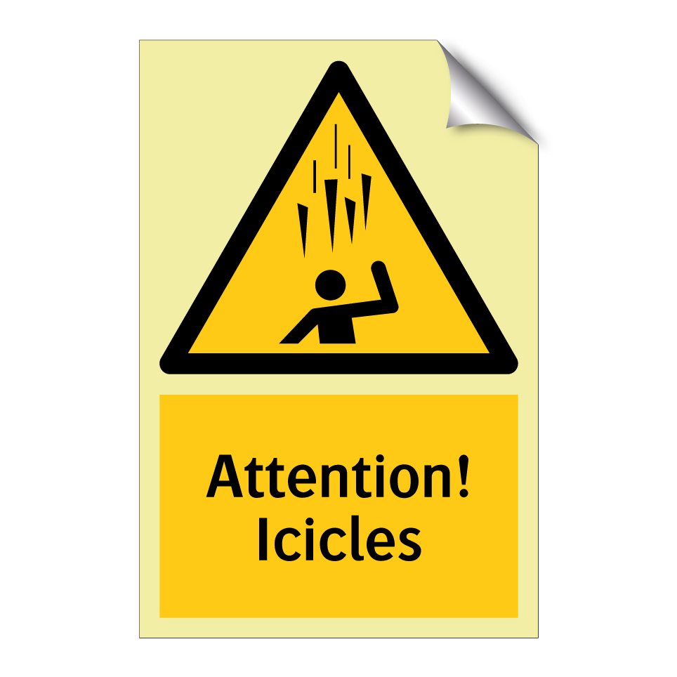 Attention! Icicles