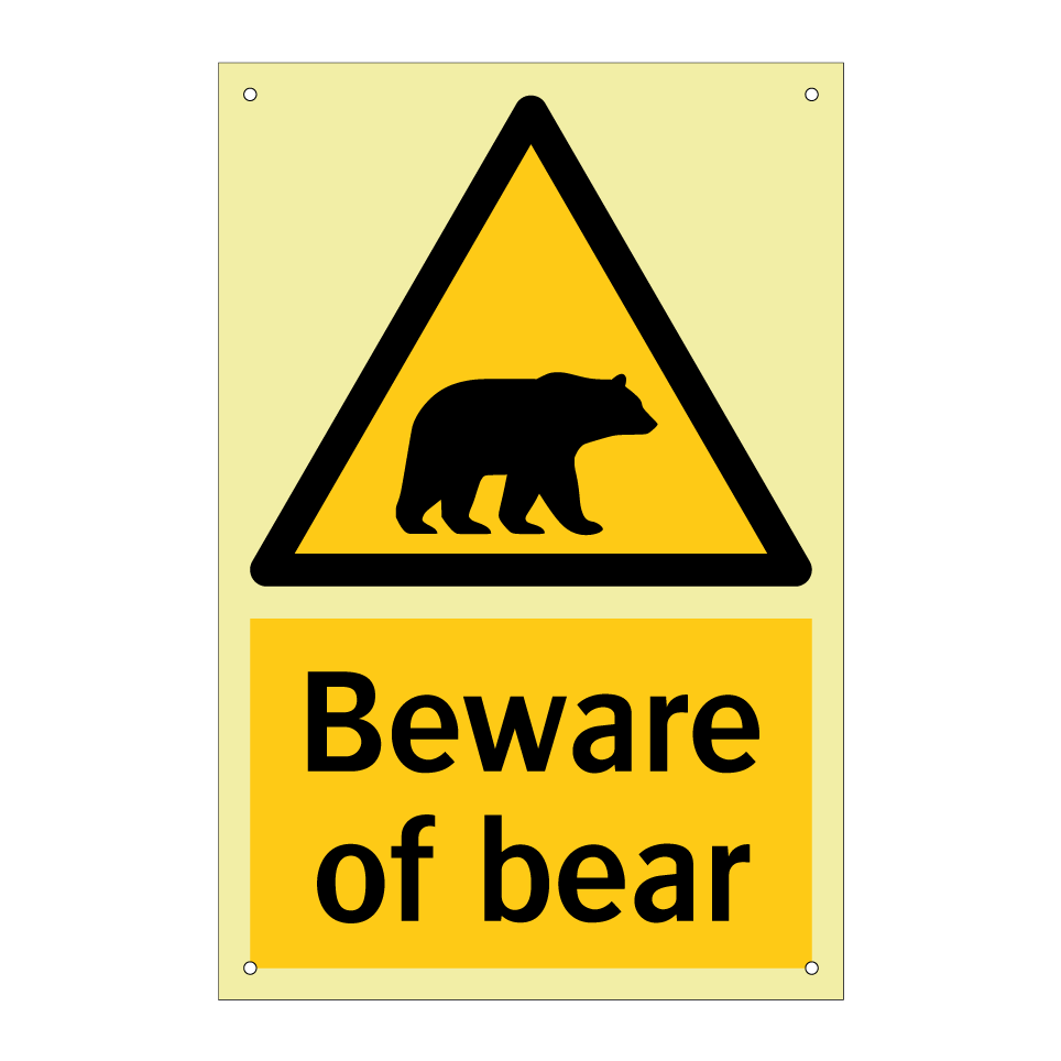 Beware of bear