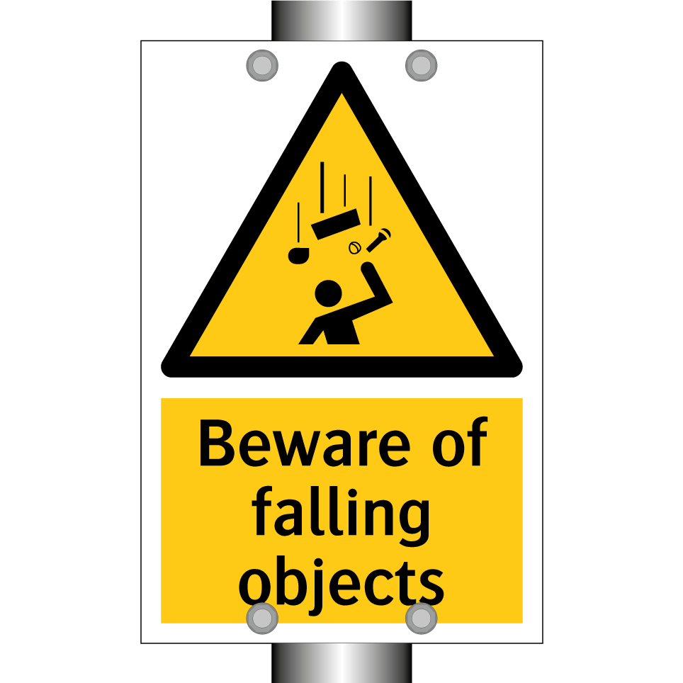 Beware of falling objects