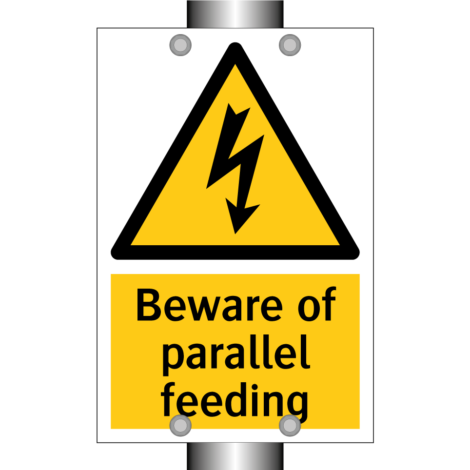 Beware of parallel feeding