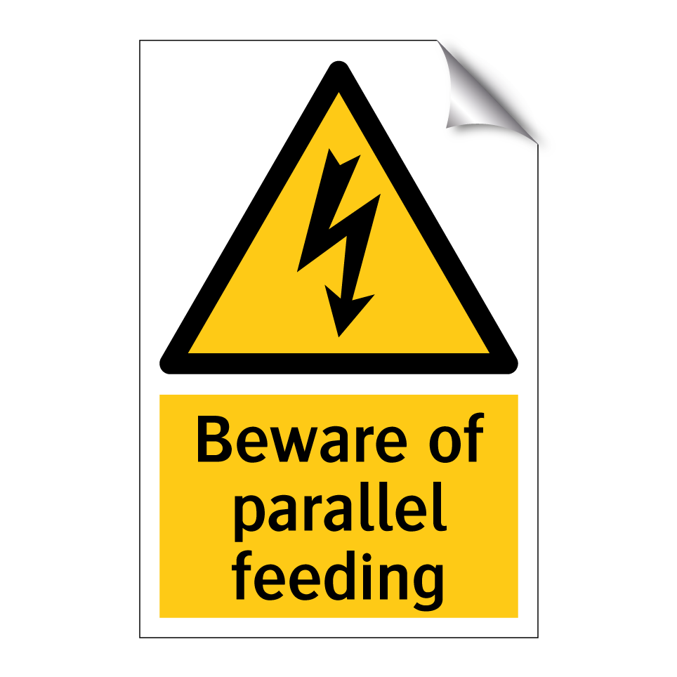 Beware of parallel feeding