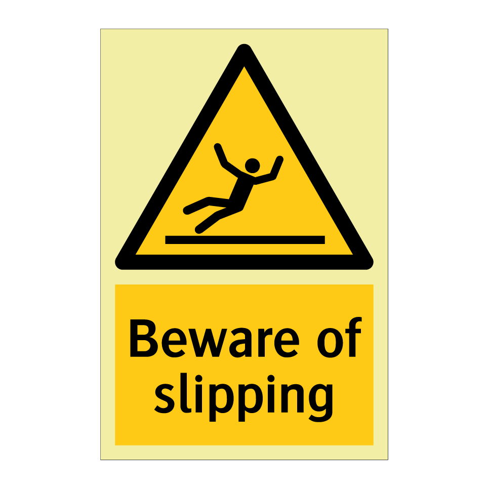 Beware of slipping