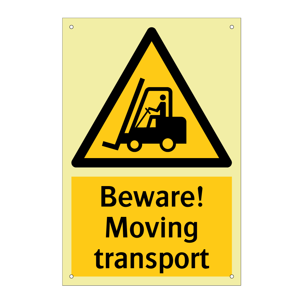 Beware! Moving transport