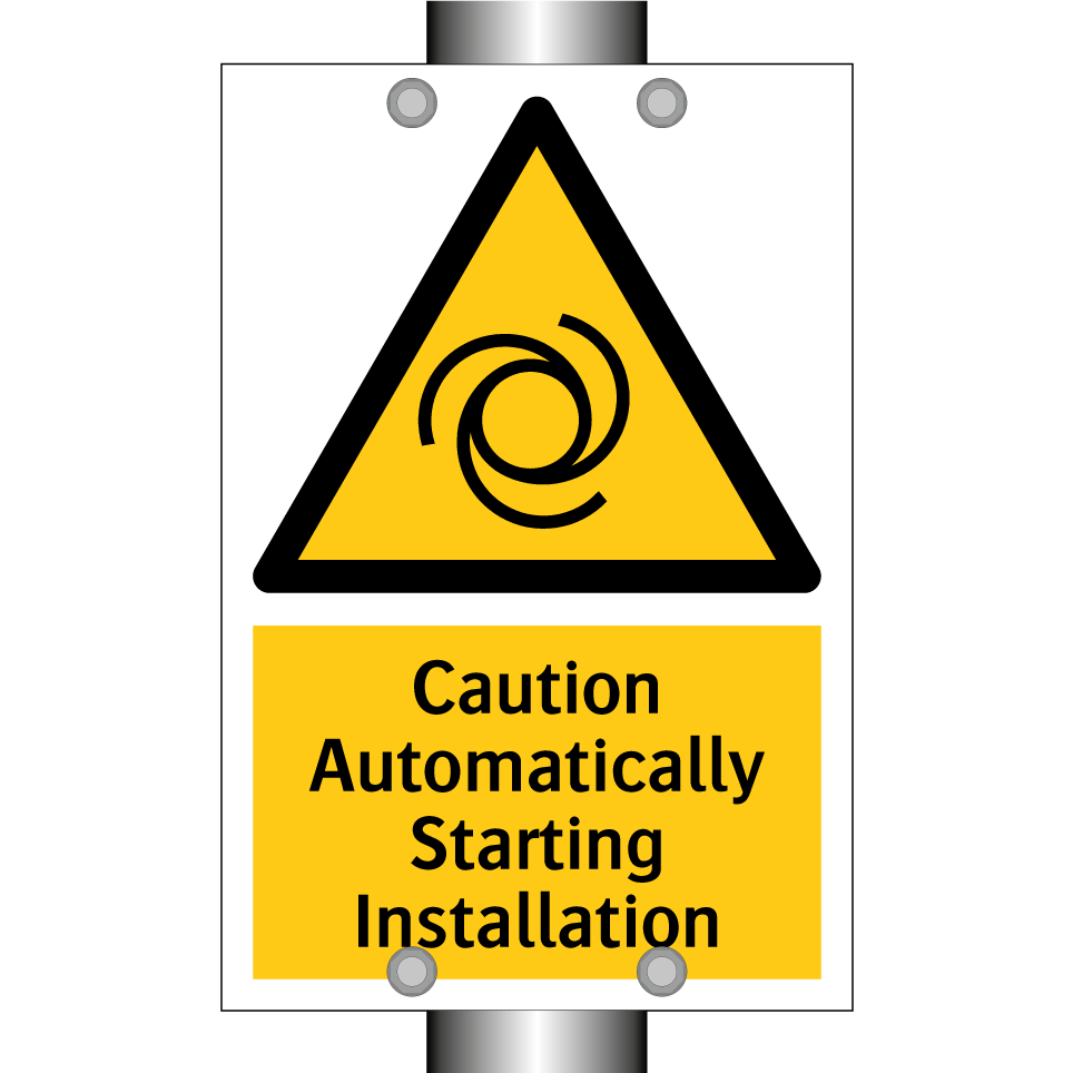 Caution Automatically Starting Installation