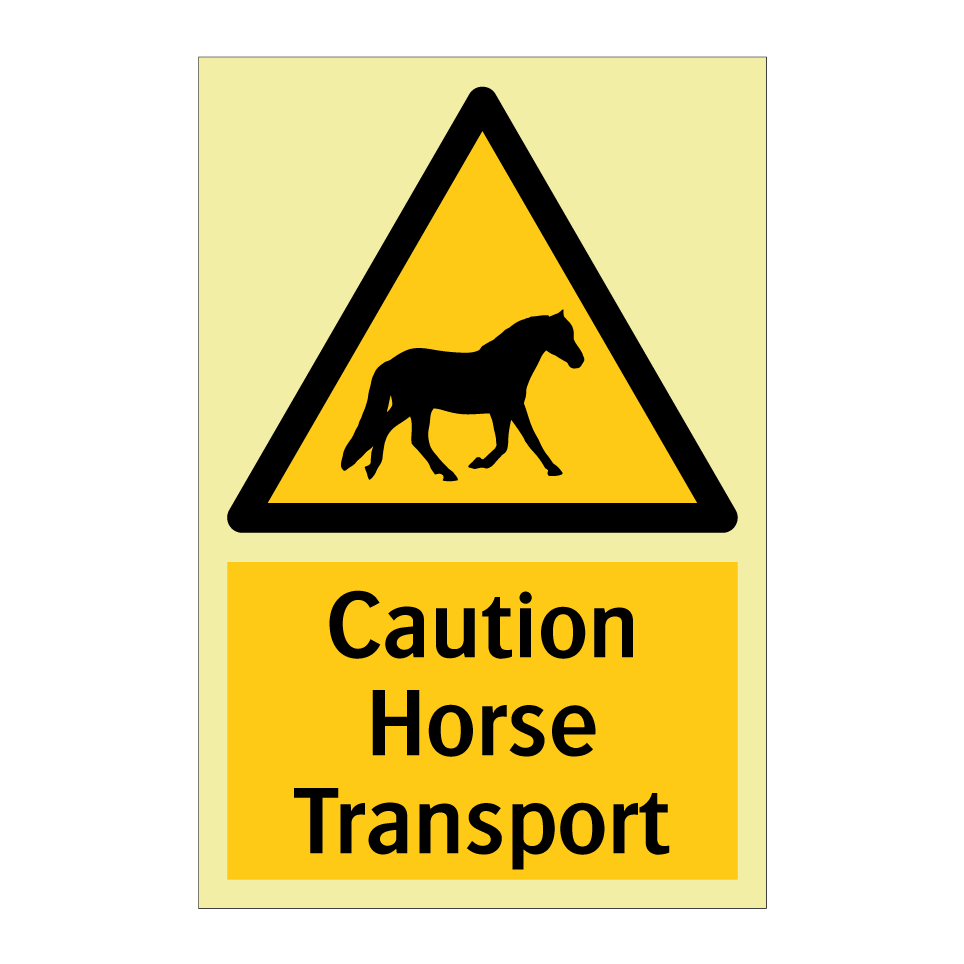 Caution Horse Transport