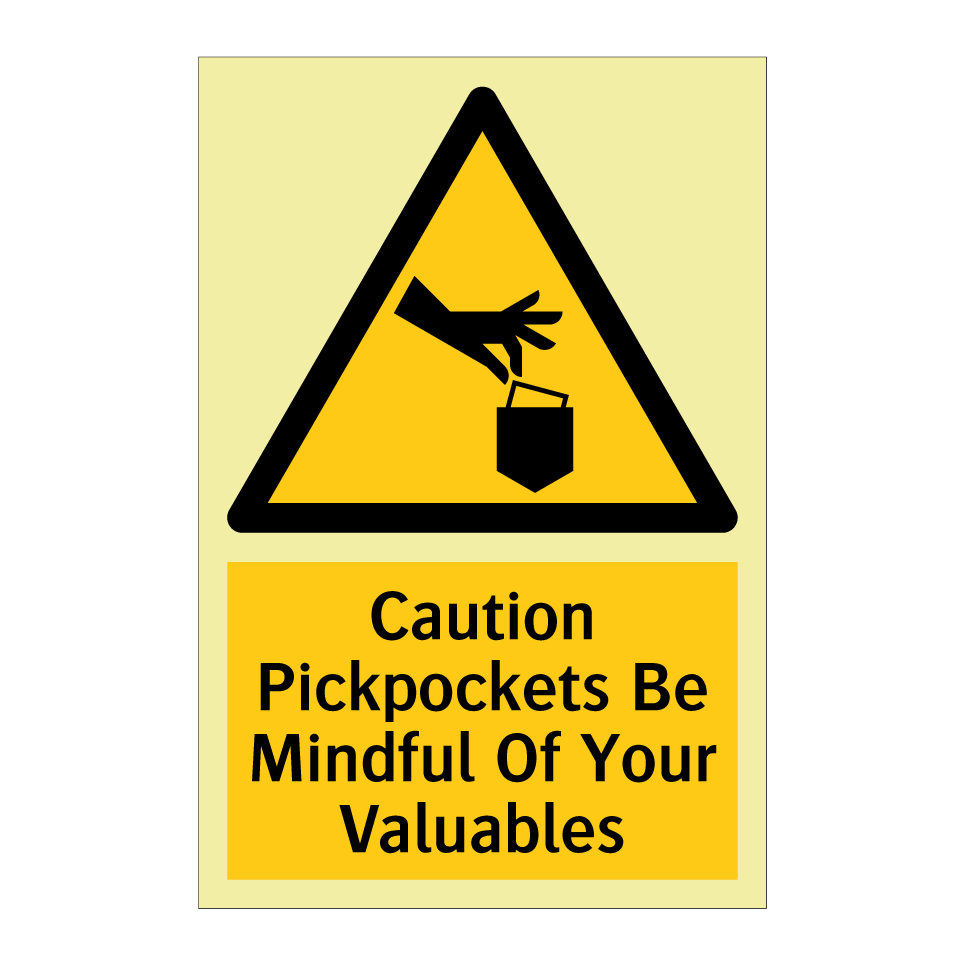 Caution Pickpockets Be Mindful Of Your Valuables