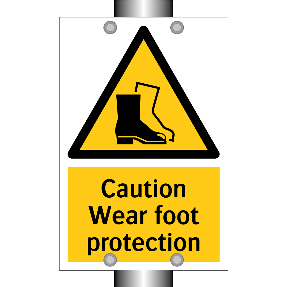 Caution Wear foot protection