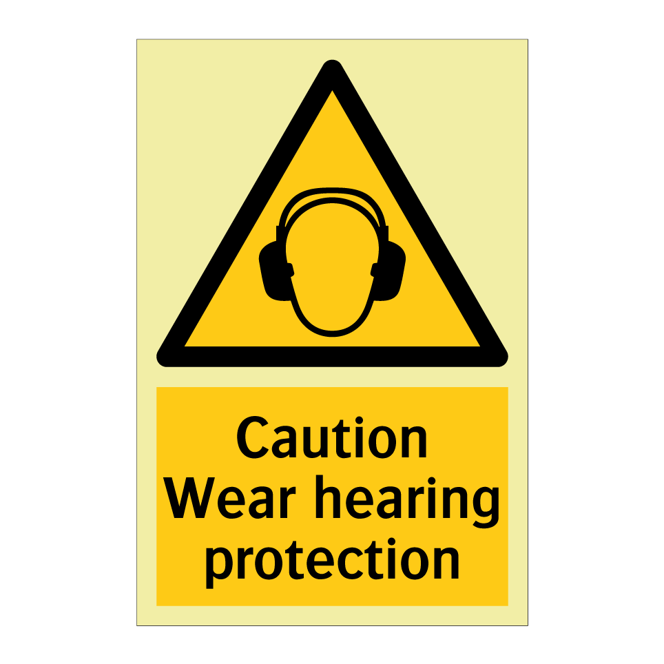 Caution Wear hearing protection