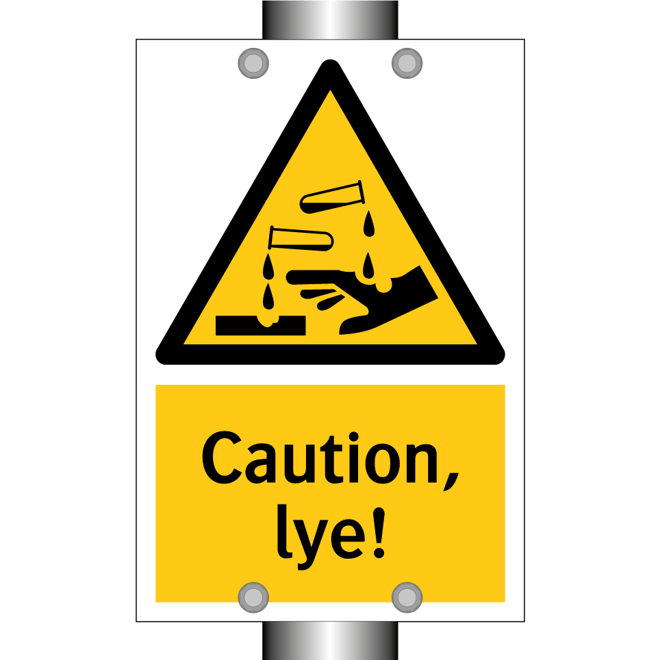 Caution, lye!