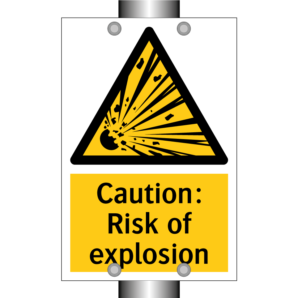 Caution: Risk of explosion