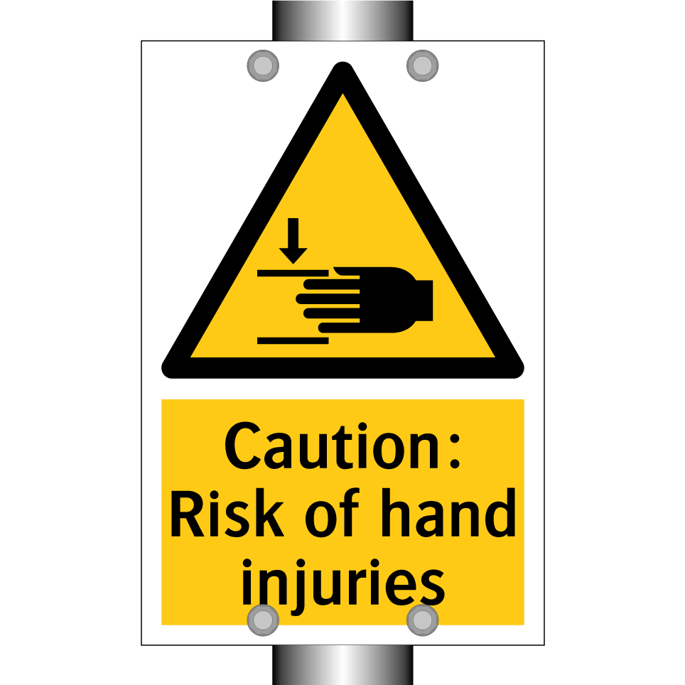 Caution: Risk of hand injuries