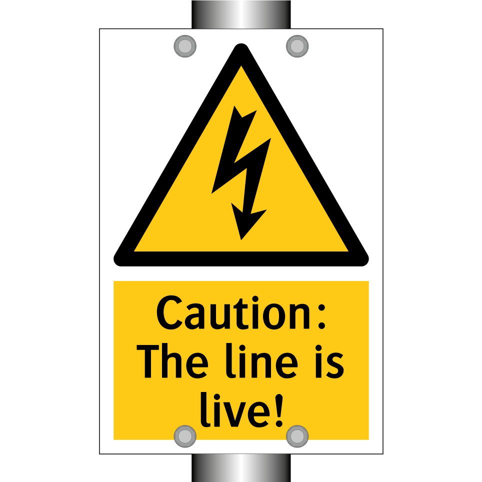 Caution: The line is live!