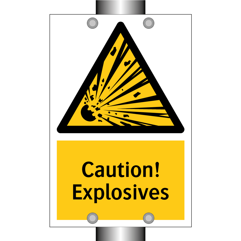 Caution! Explosives