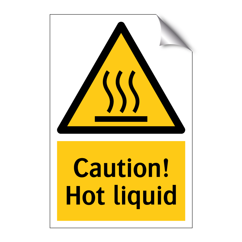 Caution! Hot liquid
