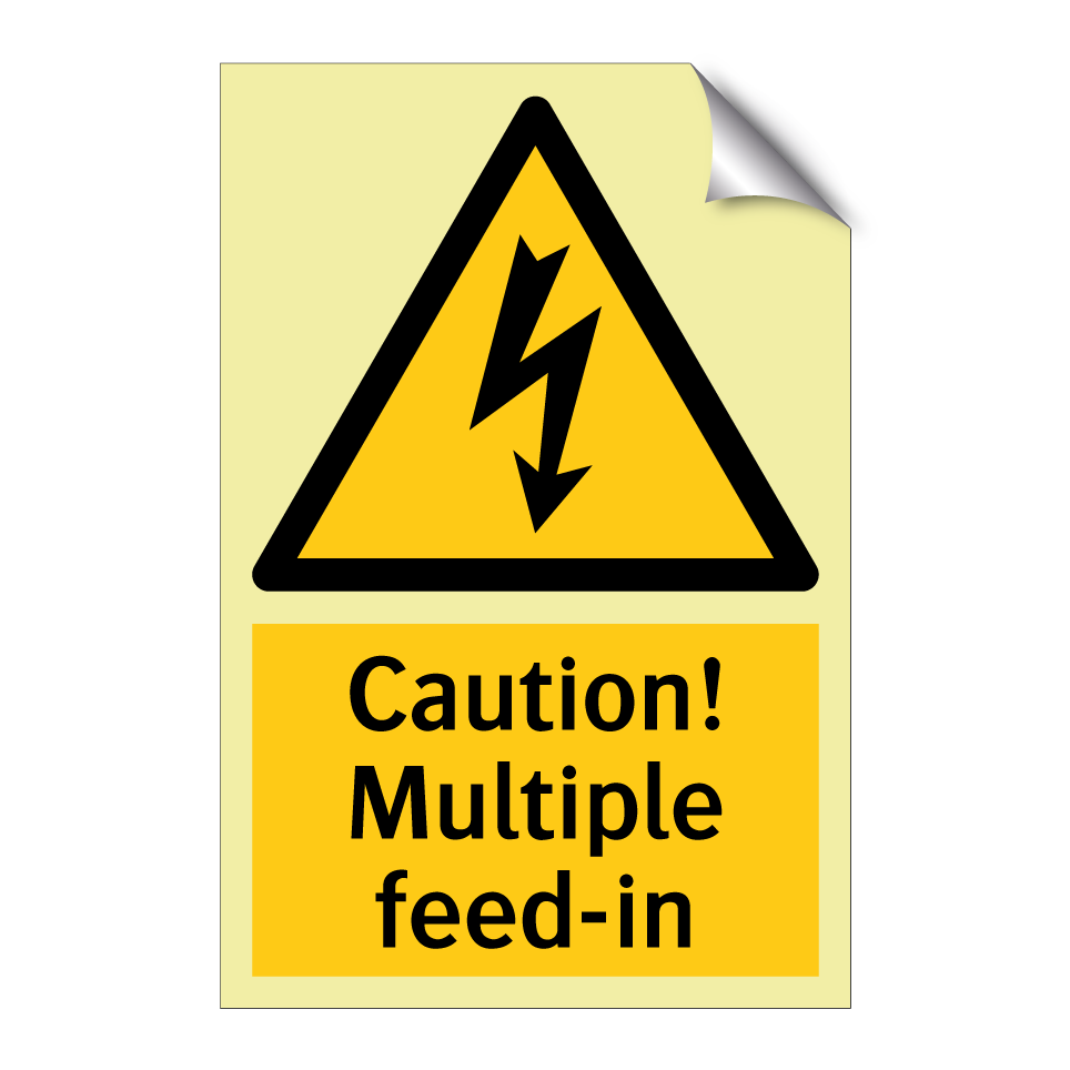 Caution! Multiple feed-in