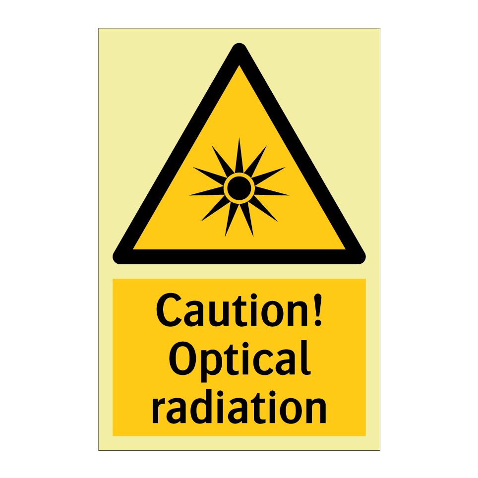 Caution! Optical radiation