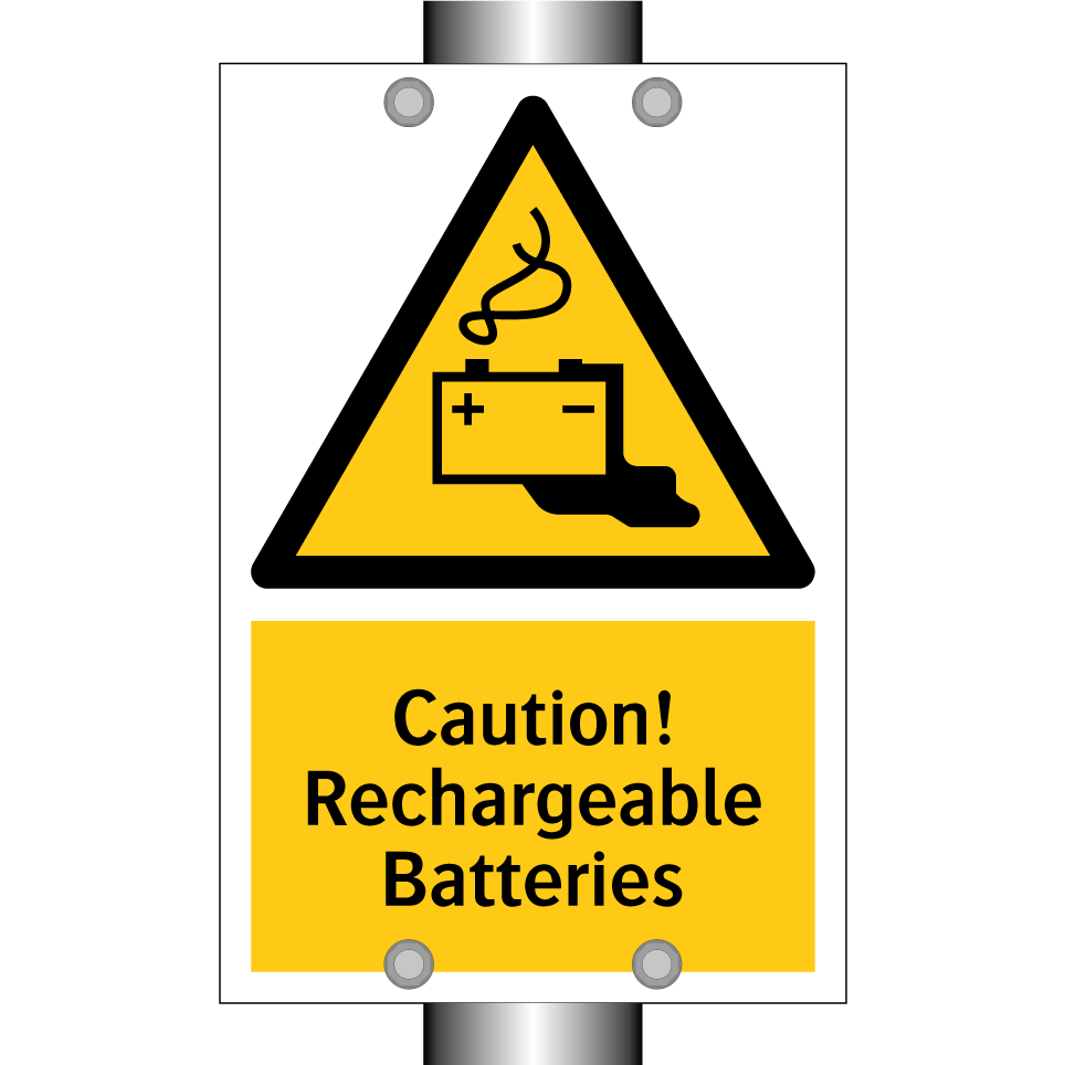 Caution! Rechargeable Batteries