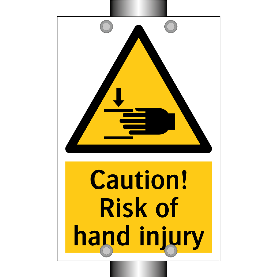 Caution! Risk of hand injury