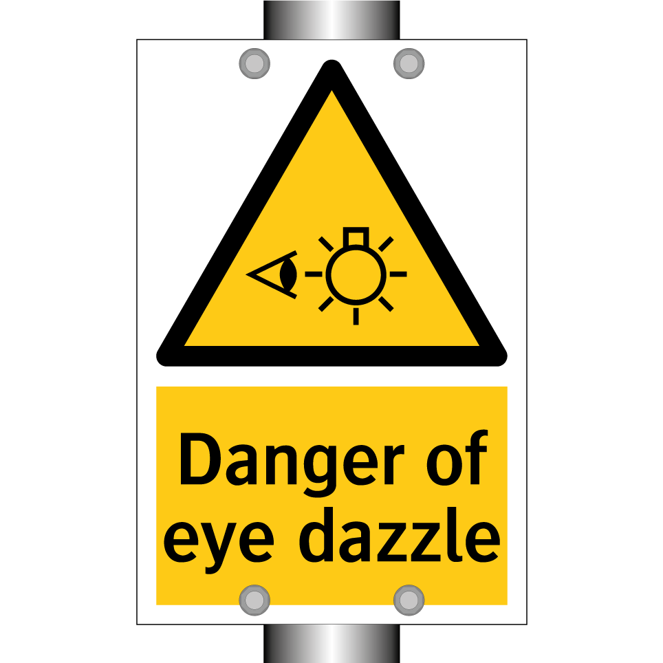Danger of eye dazzle