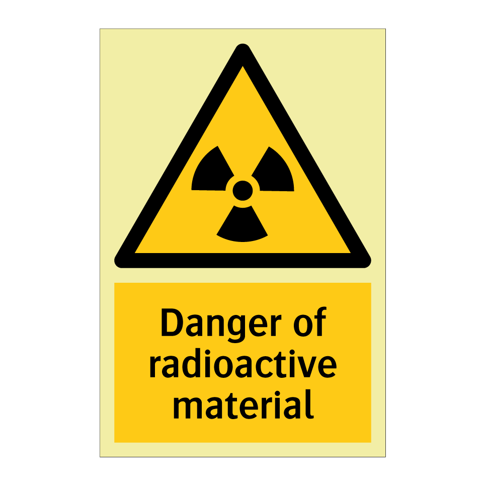 Danger of radioactive material