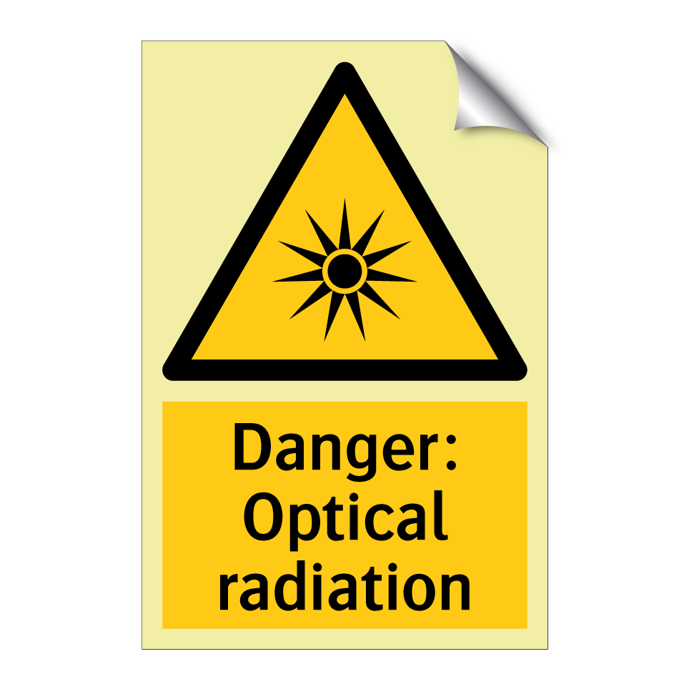 Danger: Optical radiation