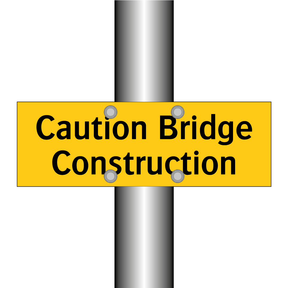 Caution Bridge Construction