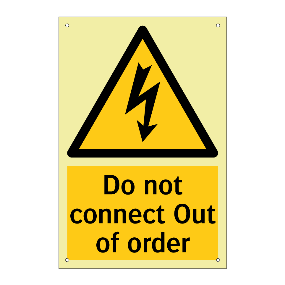 Do not connect Out of order