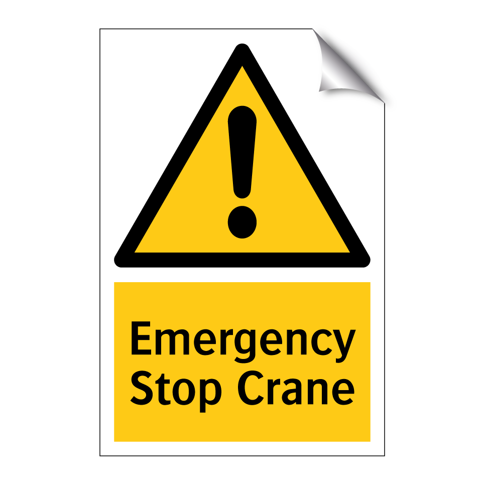 Emergency Stop Crane