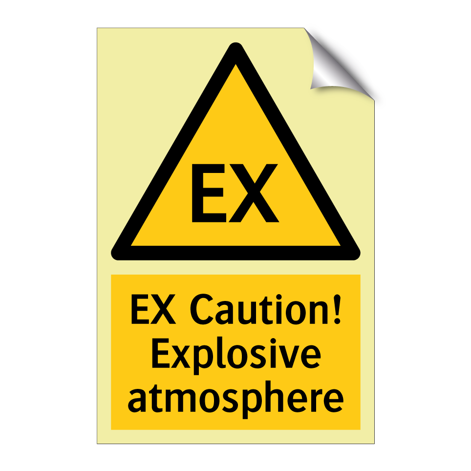 EX Caution! Explosive atmosphere