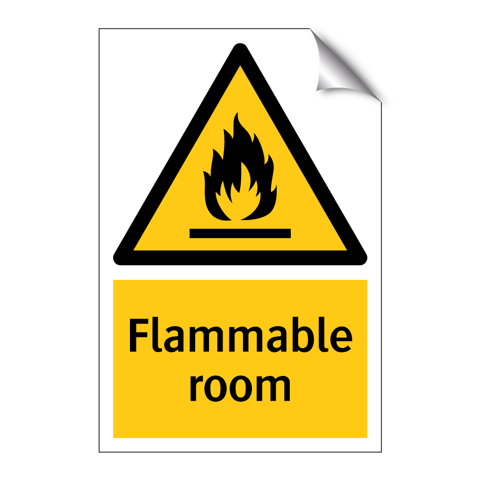 Flammable room