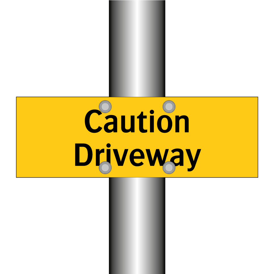 Caution Driveway