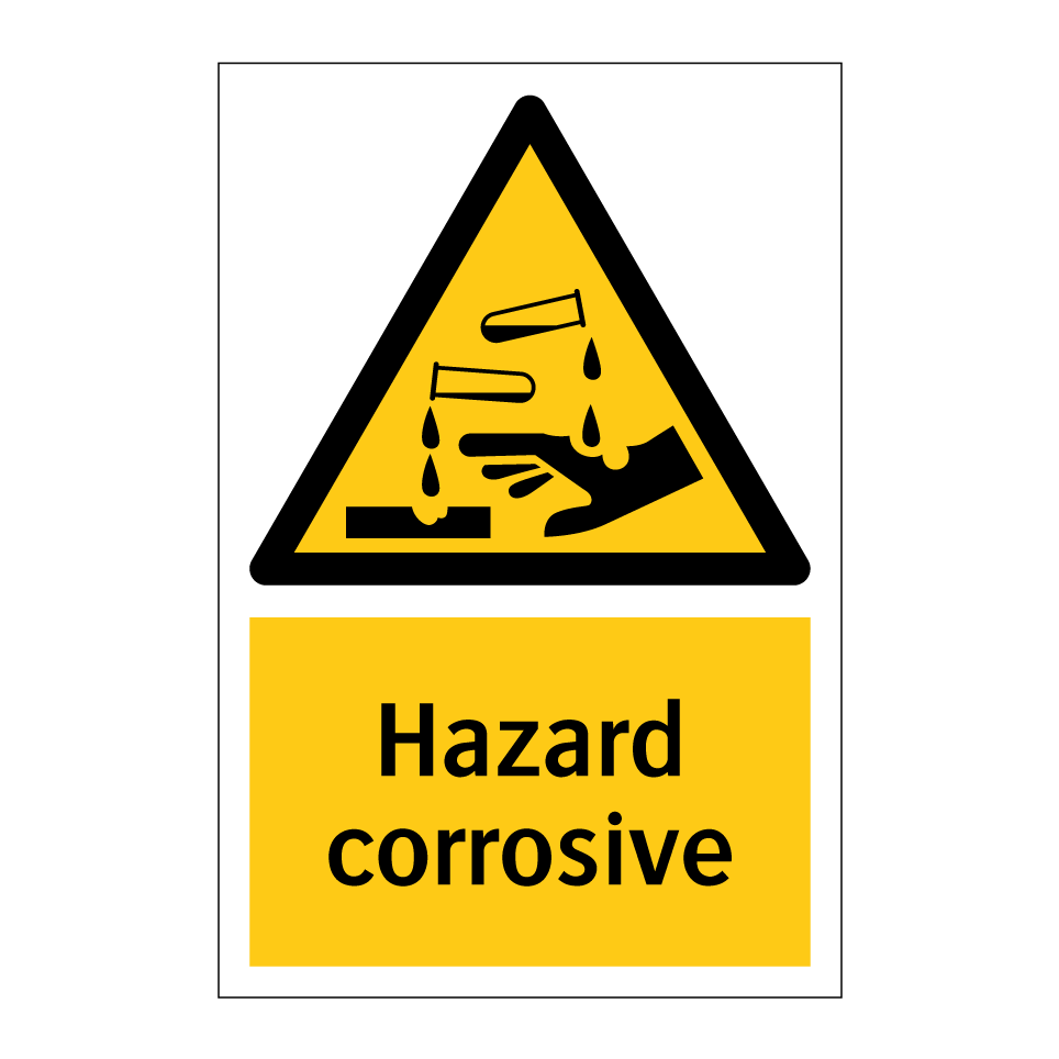 Hazard corrosive