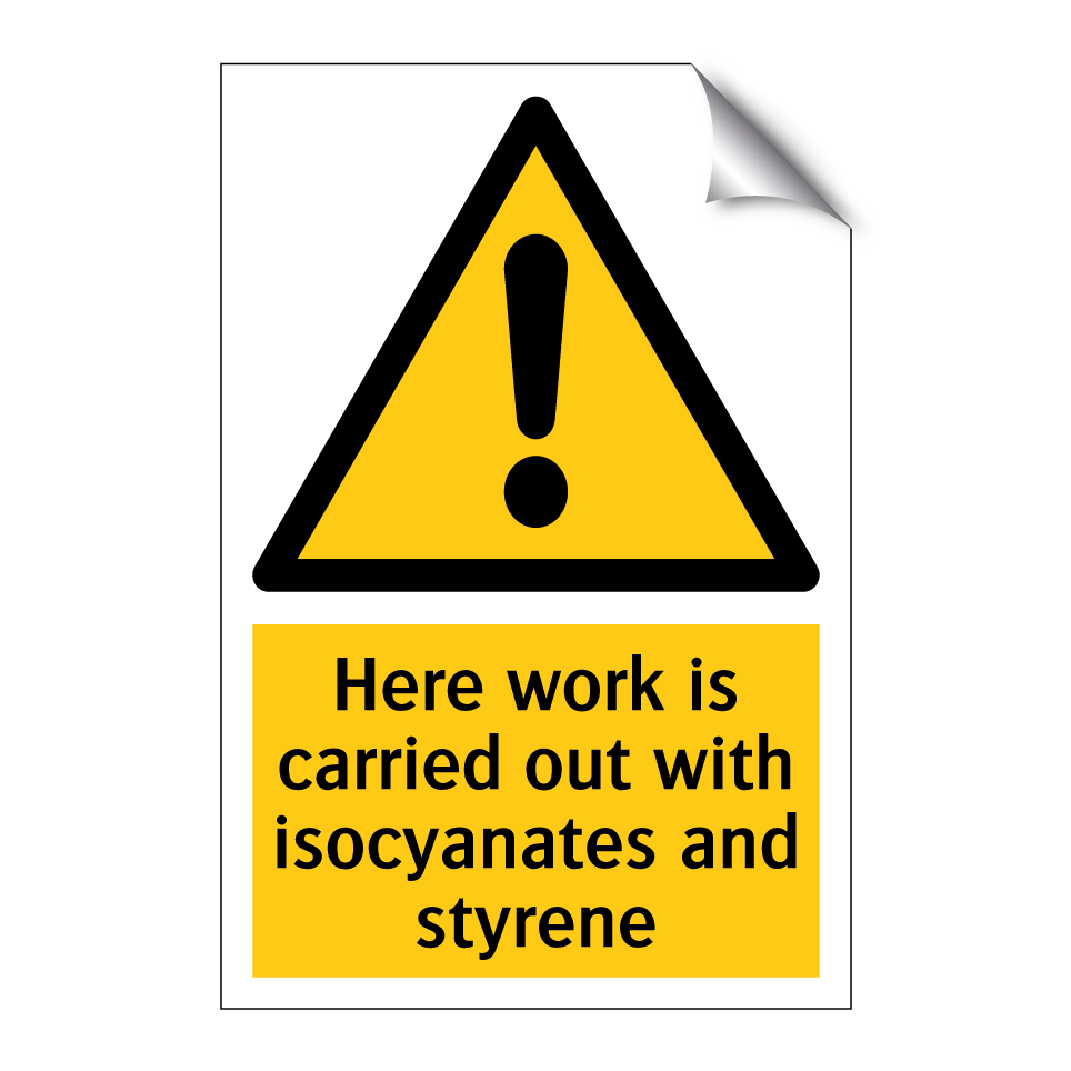 Here work is carried out with isocyanates and styrene