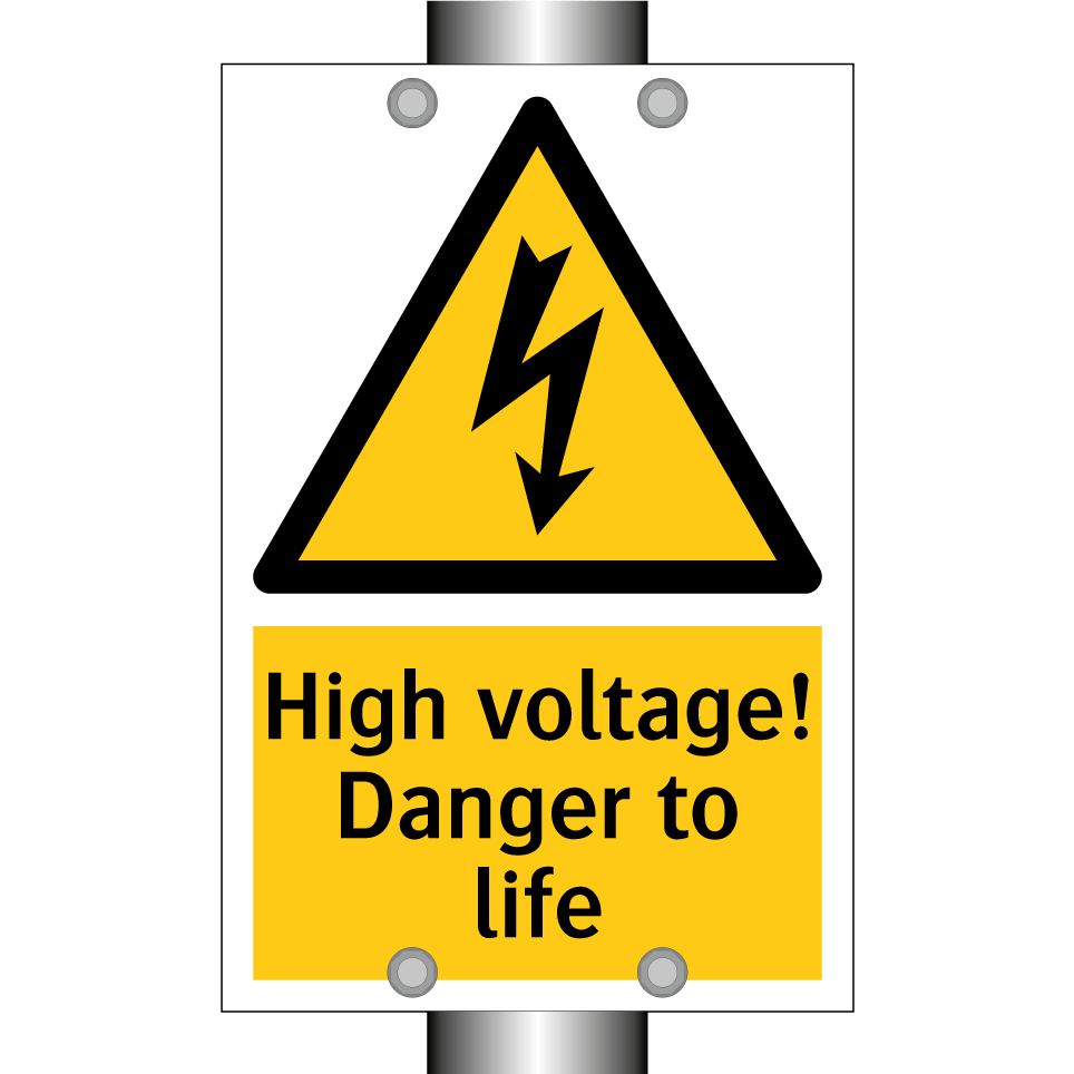 High voltage! Danger to life