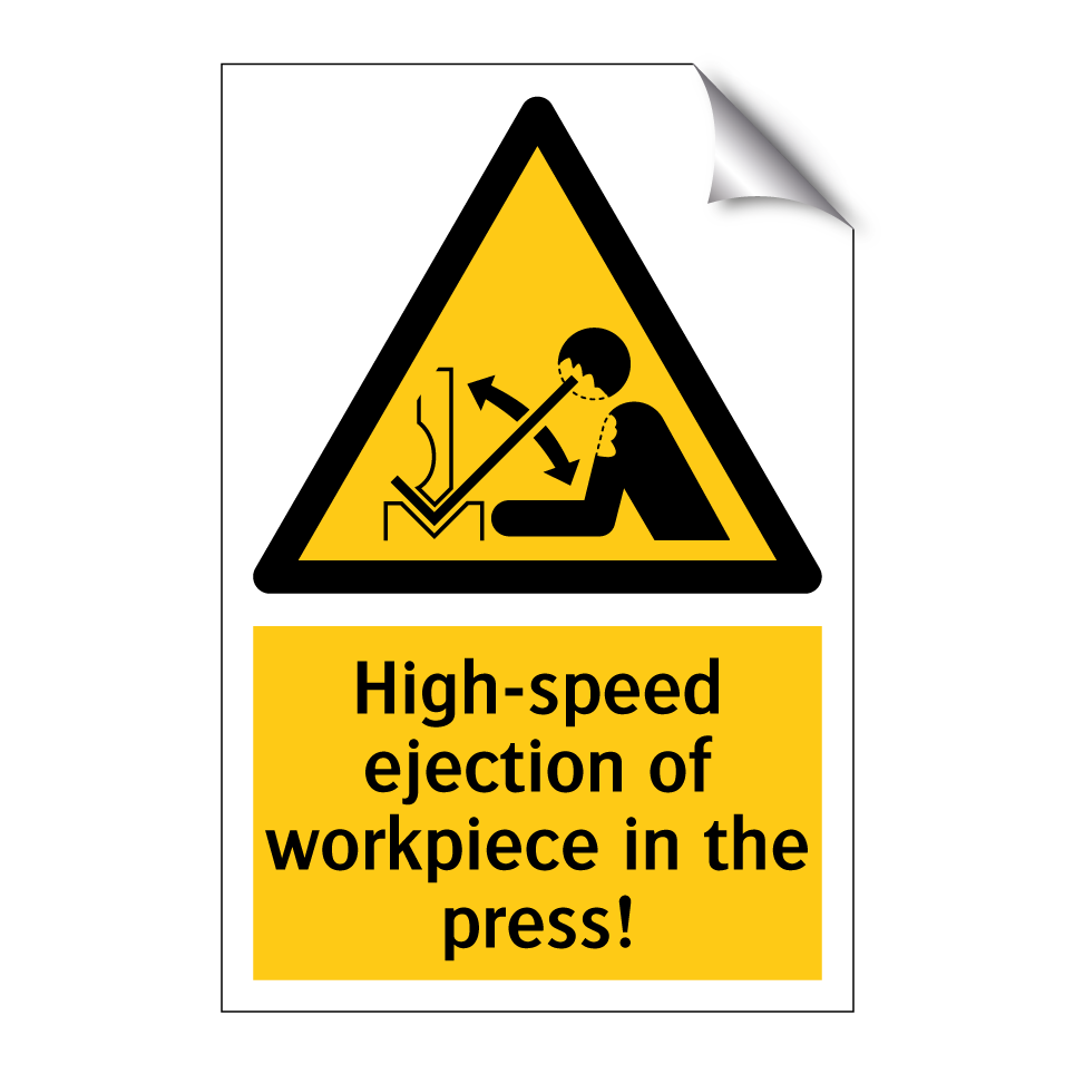 High-speed ejection of workpiece in the press!