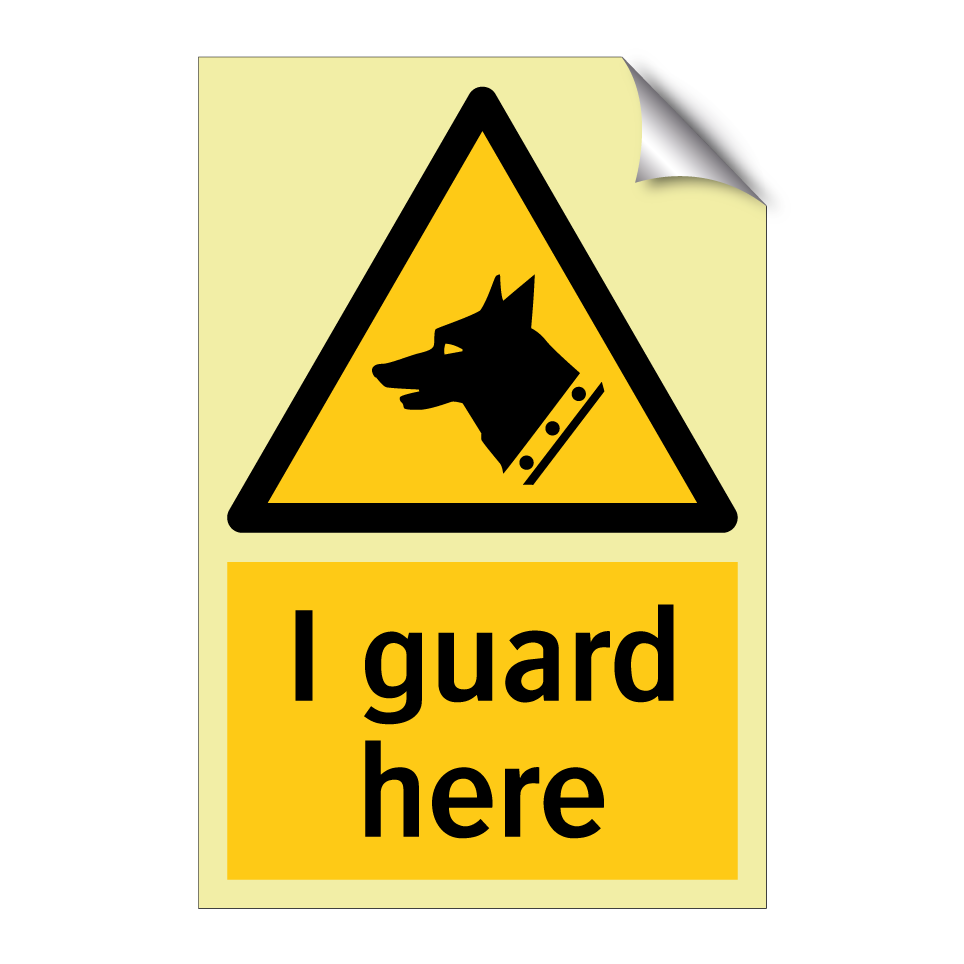 I guard here